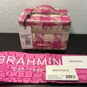 Brahmin Small Charmaine EMPOWER SAKURA Cosmetic Train Case NWT